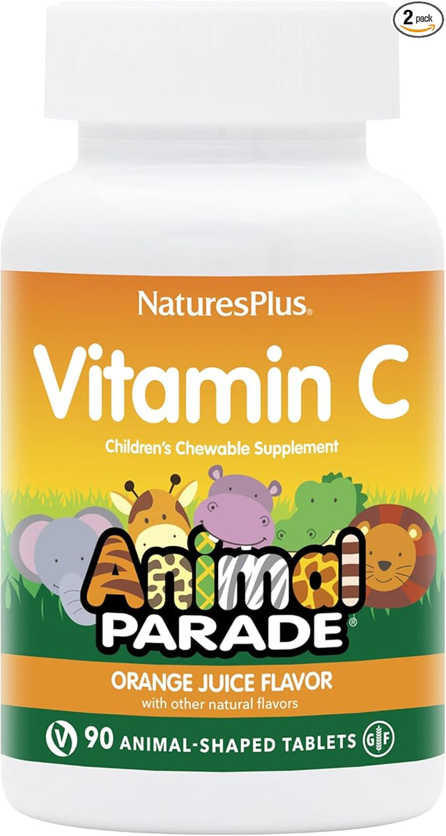 Nature's Plus Vitamin C Parade Kids Animal Shapes.90S