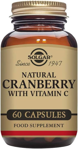 Solgar Natural Cranberry With Vitamin C 60 Cap