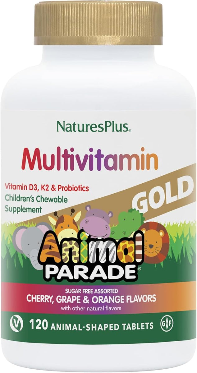 Nature's Plus Gold Kid Multivitamins 120S