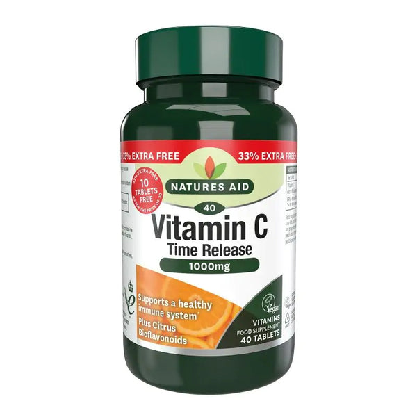 Natures Aid Vit C Time Release 40S