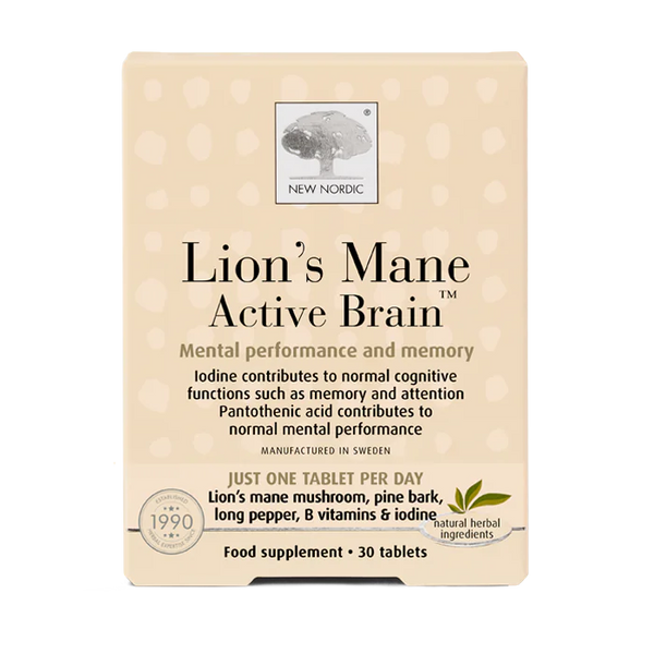 New Nordic Lions Mane Active Brain 30S