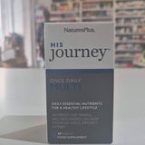 His Journey 60 Capsules Men’s Health Supplement Nature’s Plus is a comprehensive formula designed to support men’s wellbeing using a blend of vitamins, minerals and botanical ingredients.