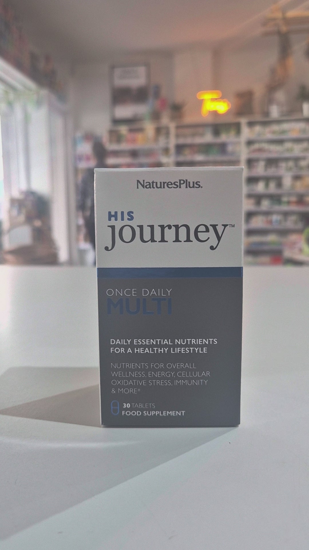 His Journey 60 Capsules Men’s Health Supplement Nature’s Plus is a comprehensive formula designed to support men’s wellbeing using a blend of vitamins, minerals and botanical ingredients.