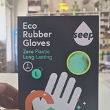 Seep rubber glove gloves, zero plastic long lasting large size
