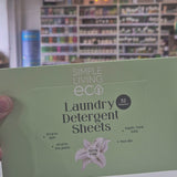 Simple living Eco laundry detergent sheets, spring fresh box