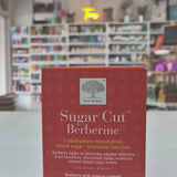 'Sugar Cut Berberine' held against a blurred bookstore background