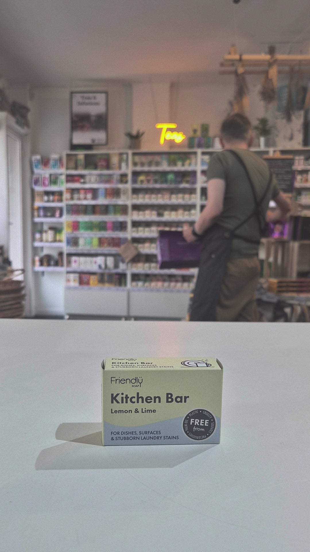 Kitchen Bar Lemon & Lime  Friendly Soap 