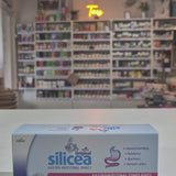 Box of silicea Gastrointestinal Direct on a counter with a blurred store background video