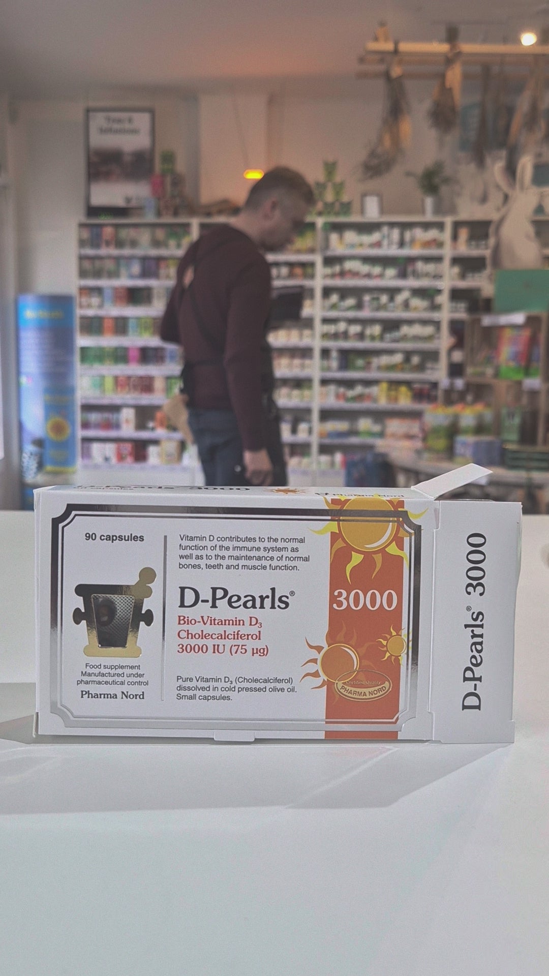 D-Pearls in and out of the box. 