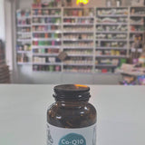 Bottle of Viridian Co-Q10 & MCT supplement on a shelf with a blurred store background Video