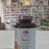 Bottle of New Nordic Biotin Gummies with peach flavor label on a counter video