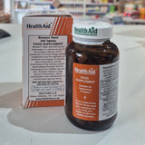 Health Aid Brewers Yeast supplement bottle and packaging on a surface