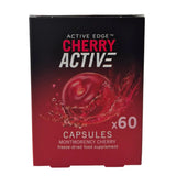 Box of Active Edge Cherry Active capsules with a cherry illustration on a white background