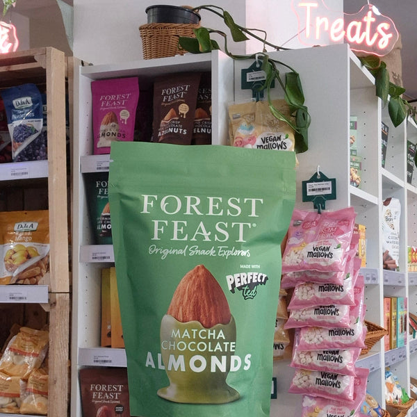 PerfectTed Matcha White Chocolate Almonds 120g Forest Feast