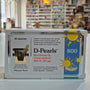 Box of D-Pearls Vitamin 800 D3 supplement with a blurred store background