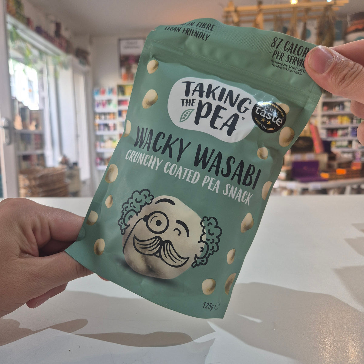 Wacky Wasabi Crunchy Coated Peas 125g Taking the Pea