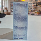 Packaging of Hubner Original Silicea Gi Gel 200Ml for gastro-intestinal complaints, displaying indications such as nausea, vomiting, flatulence, diarrhoea, stomach aches, and heartburn in a shop, on a counter, application instructions. 