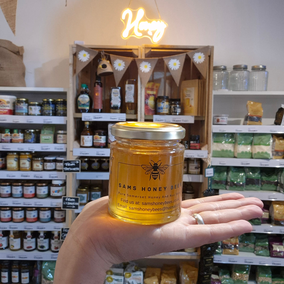 Pure Somerset Honey 227g Sam's Honey Bees