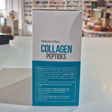 Box of NaturesPlus Collagen Peptides on a table with a blurred store background