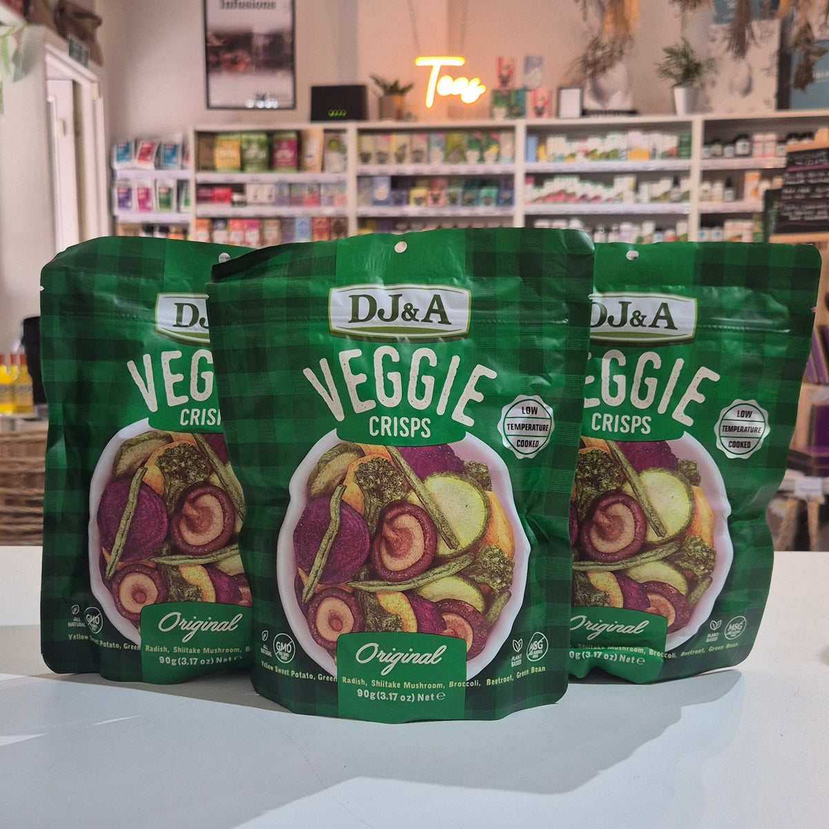 Veggie Crisps Original 90g Vegetable Crisps DJ&A