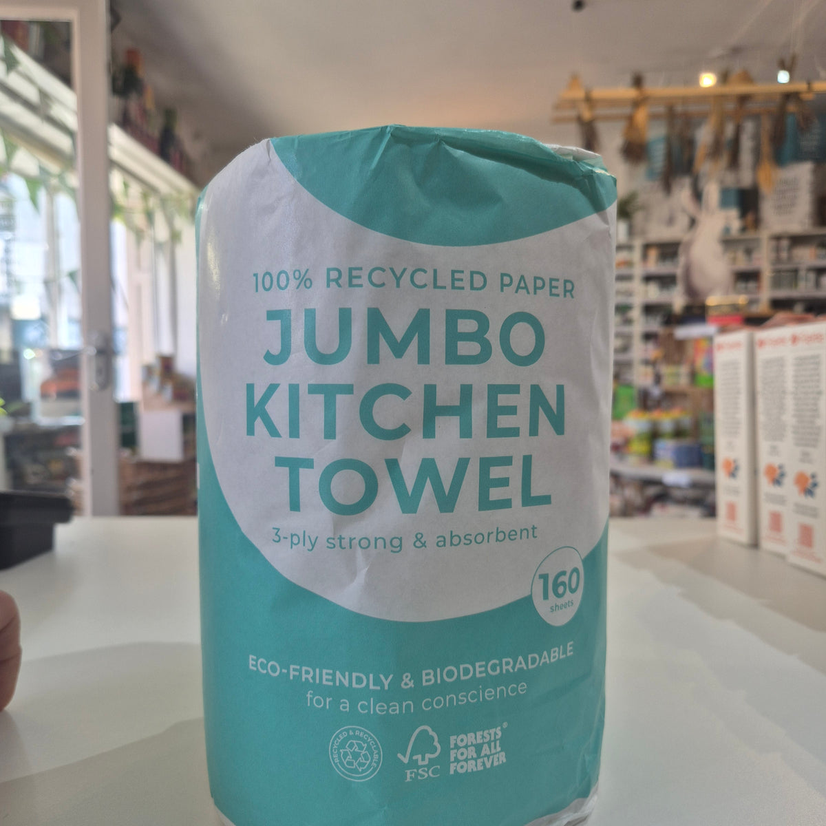 Jumbo Kitchen Towel Extra Strong Sustainable Paper EcoLeaf