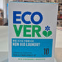 Ecover laundry detergent box in a store setting