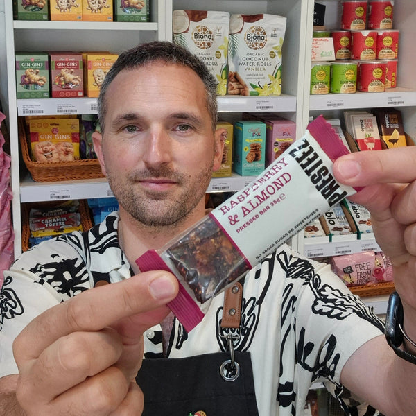 Raspberry & Almond Pressed Bar 35g Presteez