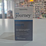 NaturesPlus His Journey supplement box on a counter with a blurred store background