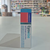 Lambert's Eyewise supplement box on a surface with a blurred background