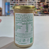 A jar with a blurred indoor background