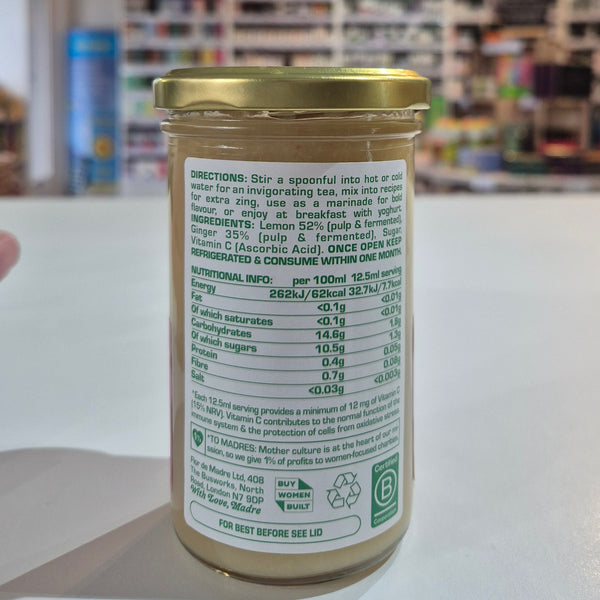 A jar with a blurred indoor background