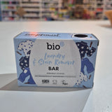 bio-d laundry and stain remover bar on a shelf in a store