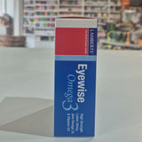 Lamberts Eyewise Omega 3 supplement box on a surface with a blurred background