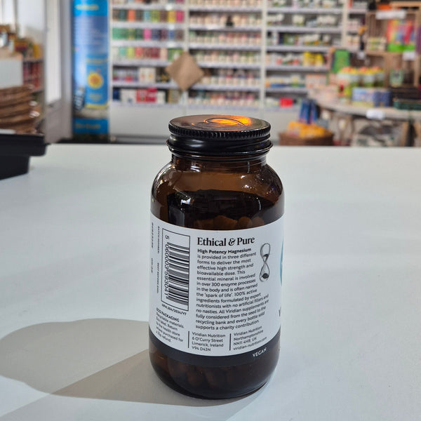 Ethical & Pure Viridian magnesium on the counter