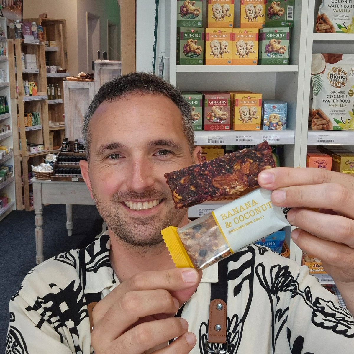 Banana & Coconut Pressed Bar 35g Presteez Fruit and Nut Snack
