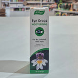 A.Vogel Eye Drops box on a white surface with a blurred store background