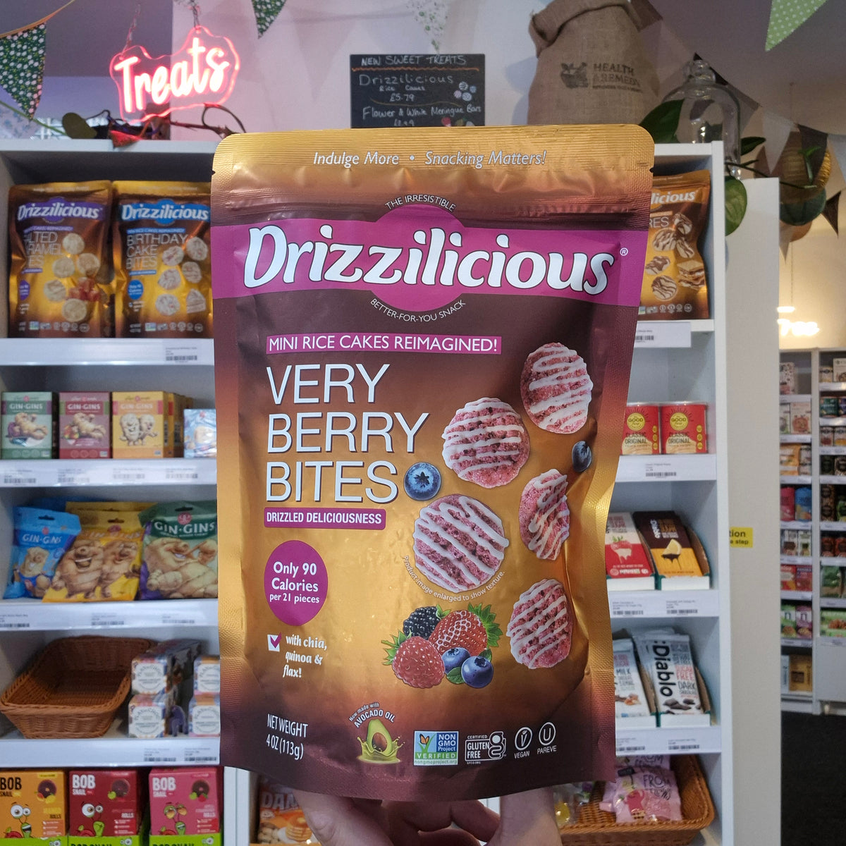 Very Berry Bites Mini Rice Cakes 113g Drizzilicious