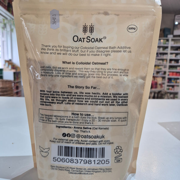 Brown package with text and a barcode on a white background