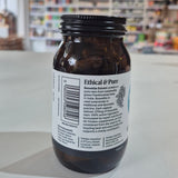 Bottle of Boswellia extract by Viridian on a white surface with a blurred background