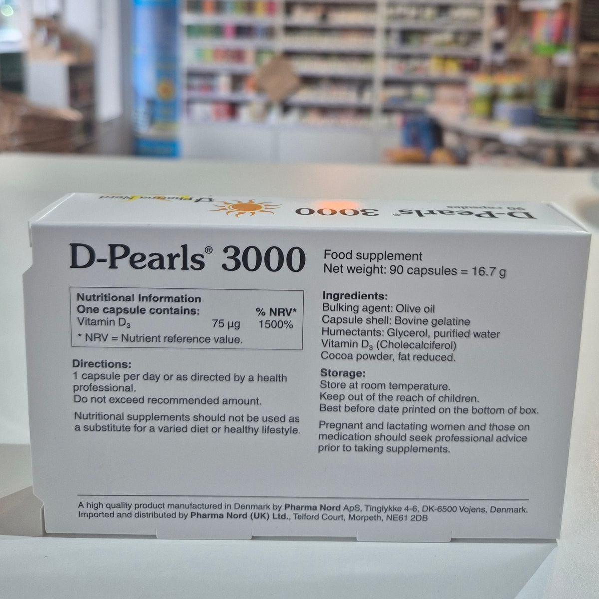 D-Pearls 3000 white box
