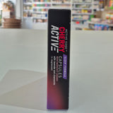 Product packaging with 'Cherry Active' branding in a store setting