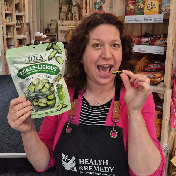 Pickle-Licious Crunchy Cucumber Snack 50g Vegetable Crisps DJ&A