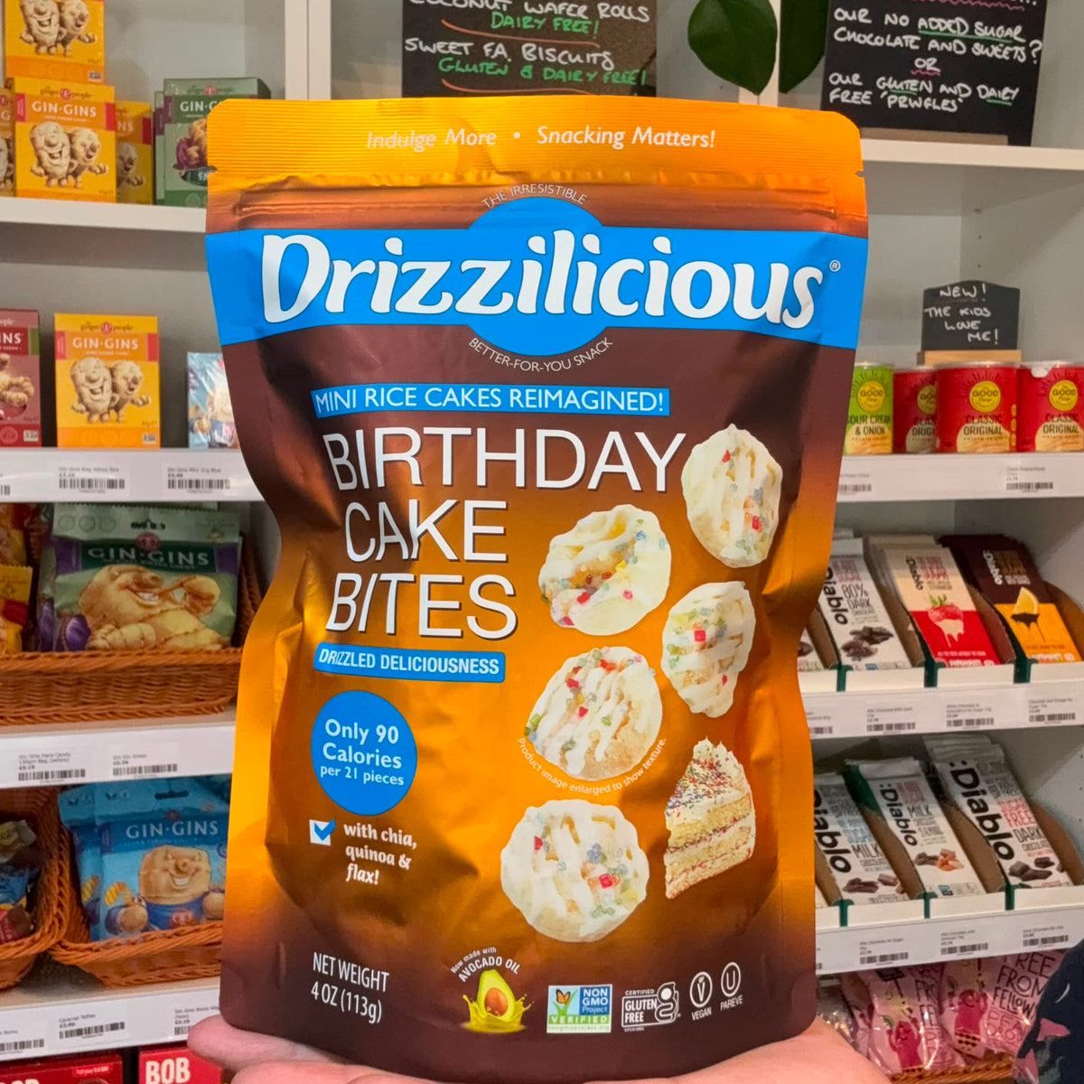 Birthday Cake Mini Rice Cakes 113g Drizzilicious