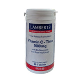 Lamberts Vitamin C-Time 1000mg supplement container on a white background