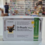 Box of D-Pearls Phyto vitamin supplement on a shelf in a pharmacy.