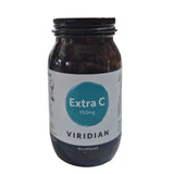 Jar of Viridian Extra C 950mg capsules on a white background