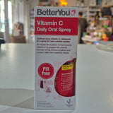 Box of BetterYou Vitamin C Daily Oral Spray on a counter