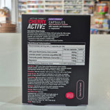Box of Cherry Active capsules with a blurred indoor background