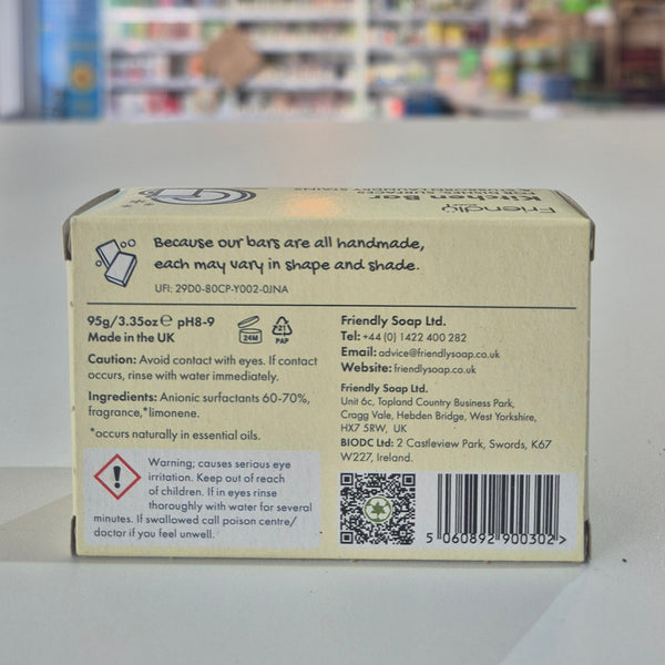 Friendly Soap Kitchen Bar 95g Natural Washing Soap Lemon & Lime