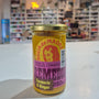 Agua de Madre jar with a blurred store interior in the background